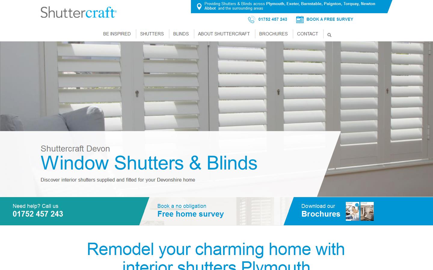 Shuttercraft Devon Website