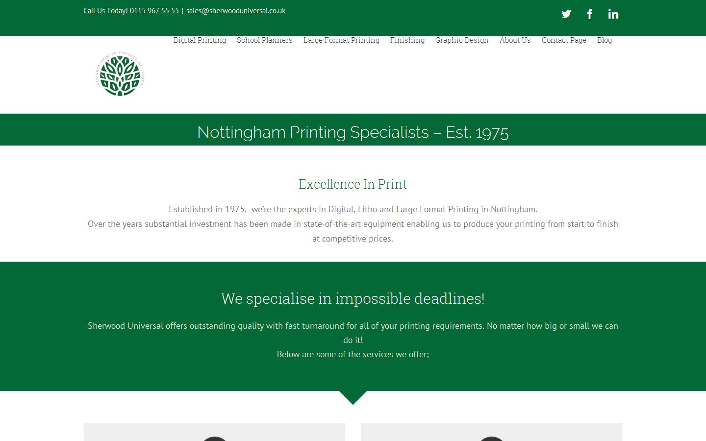 Sherwood Universal Website