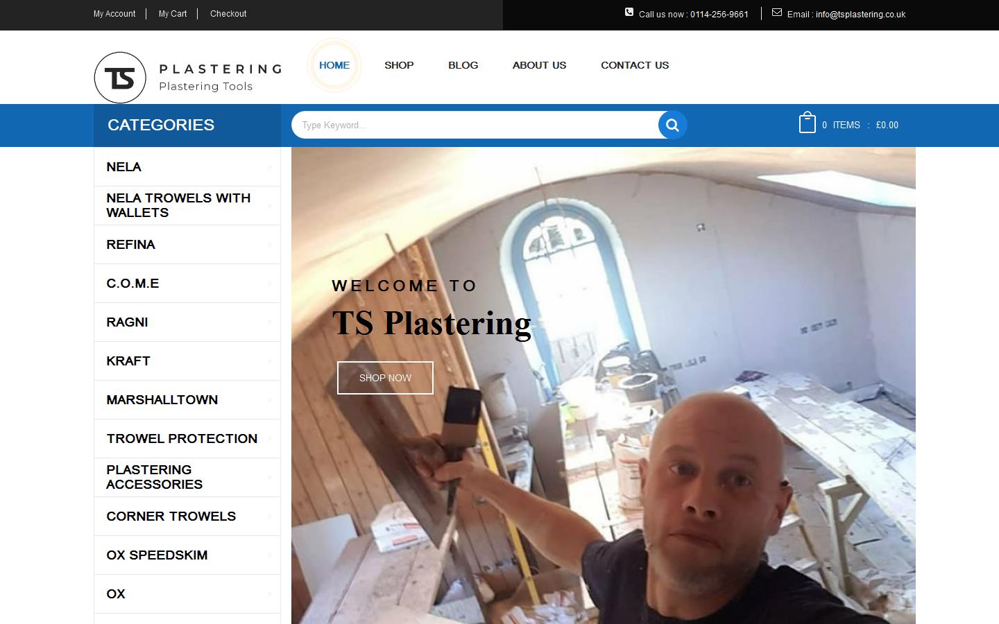 TS Plastering Website