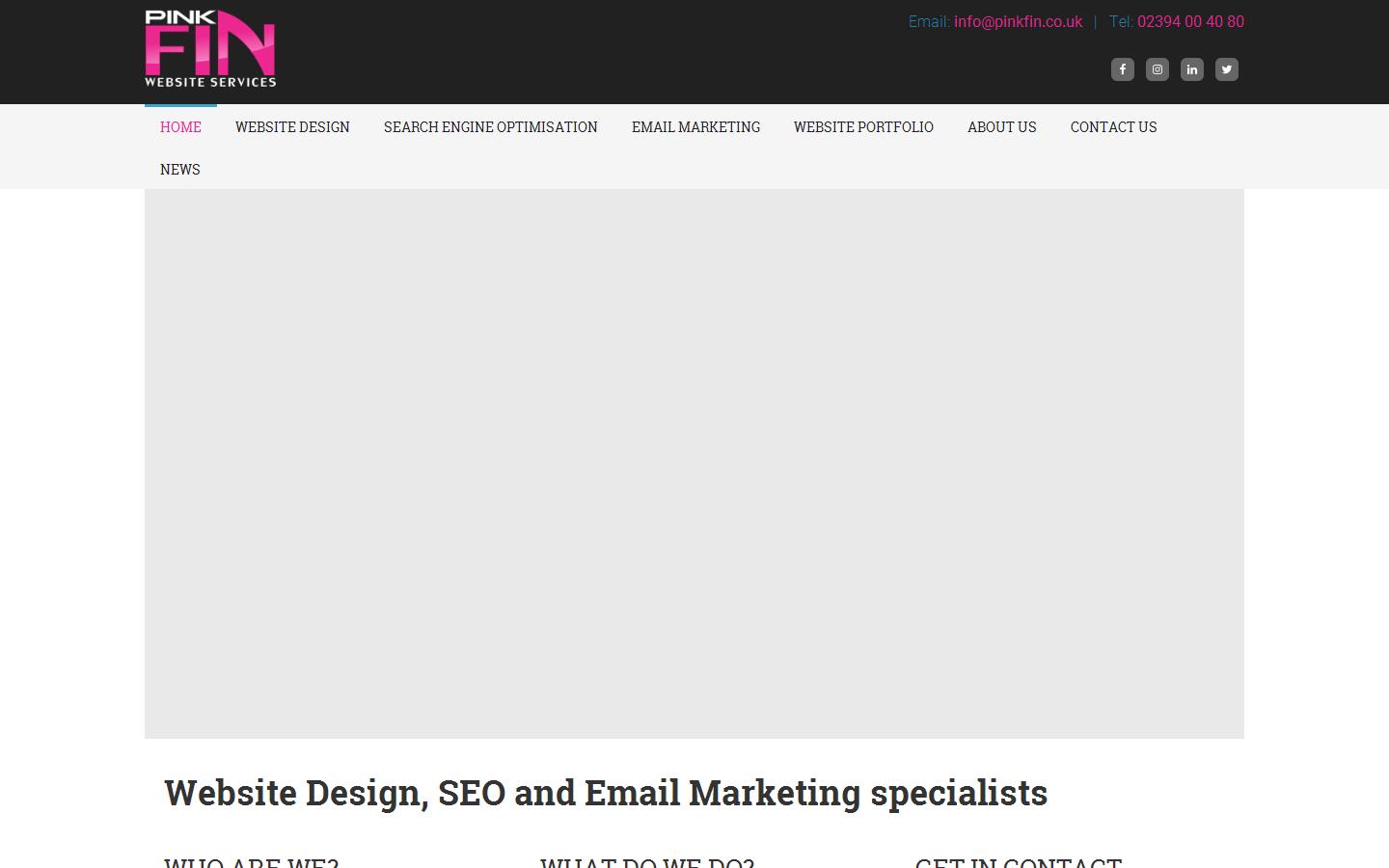 Pink Fin Ltd Website