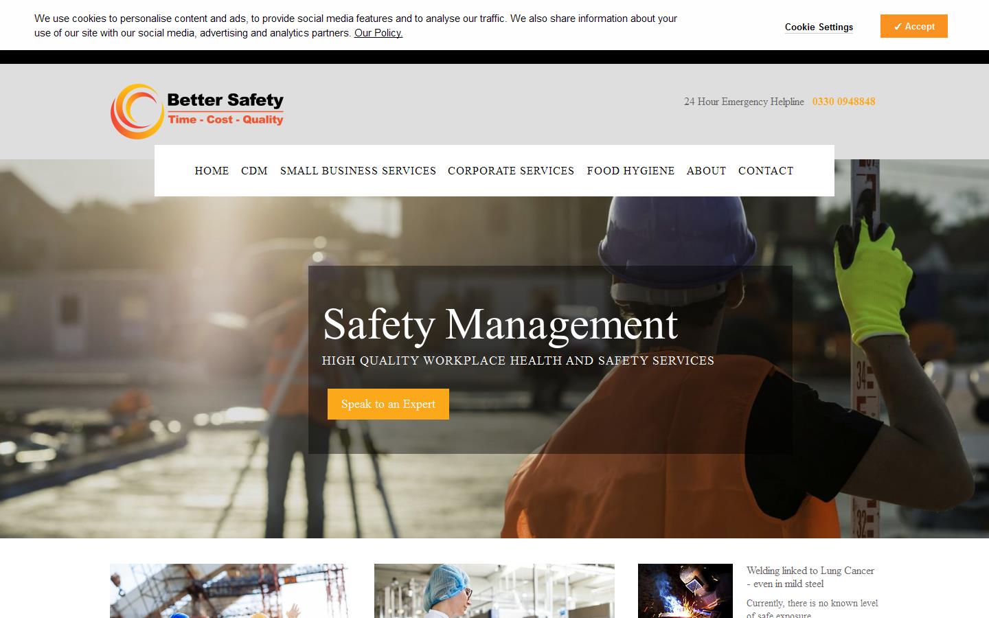 Better Safety Website
