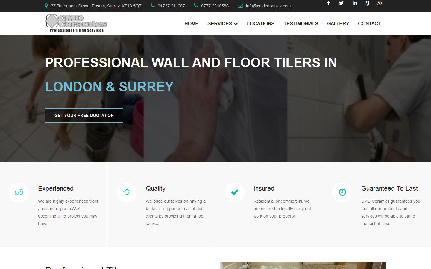 CMD Ceramics Website