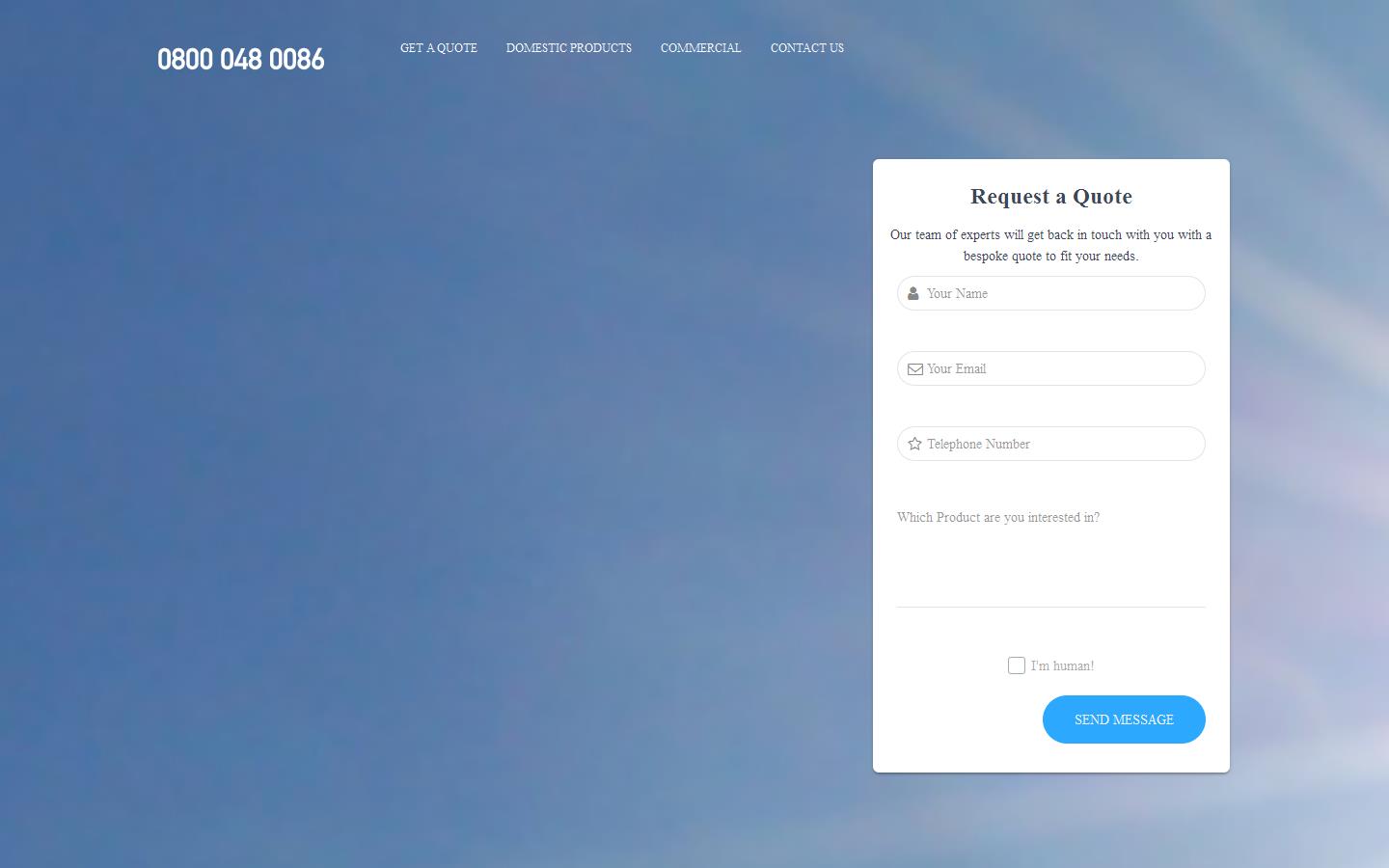Lomond Improvements Glasgow Website