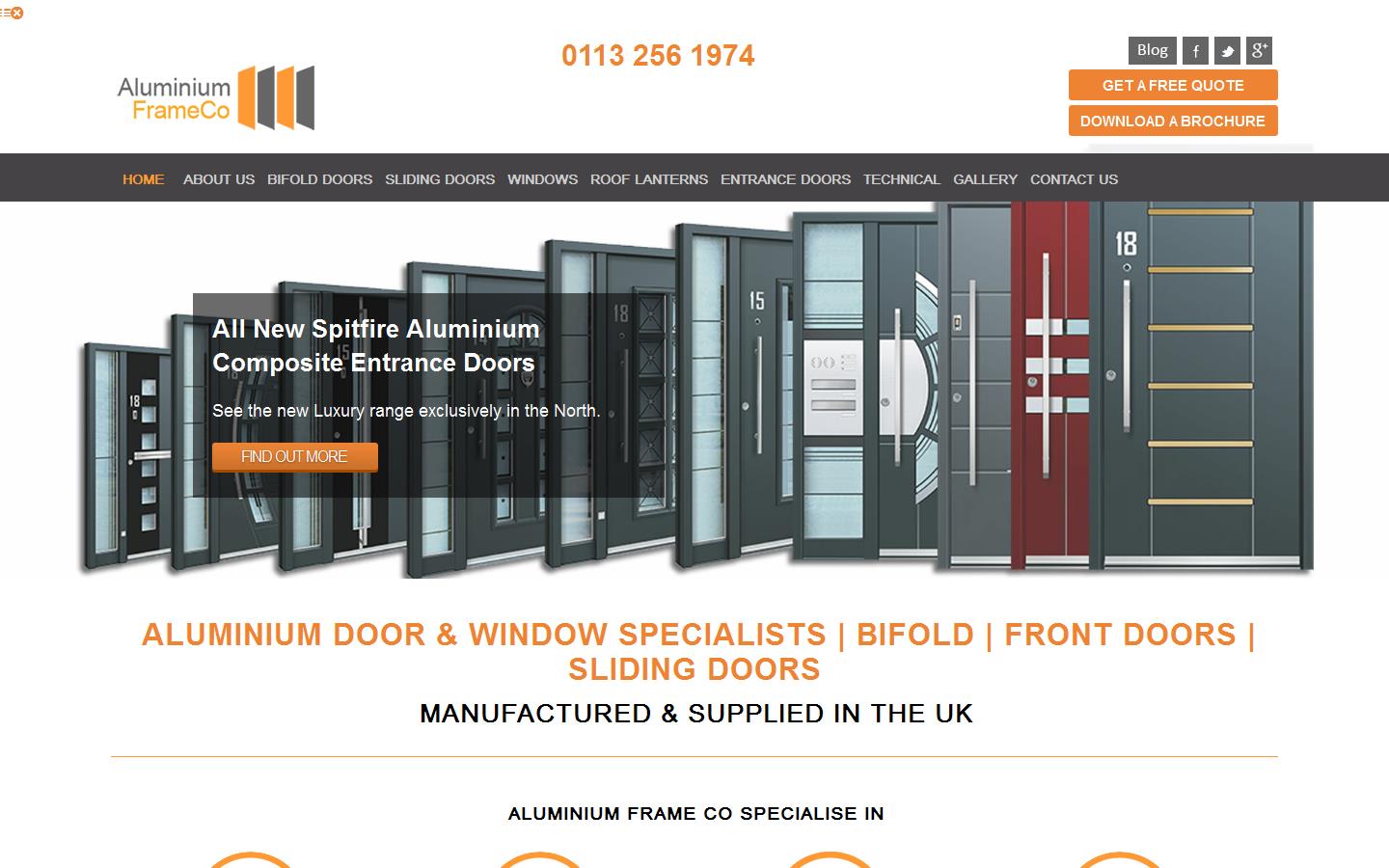 Aluminium Frame Co Ltd Website