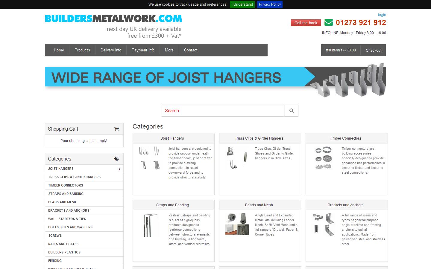 Builders Metalwork Website