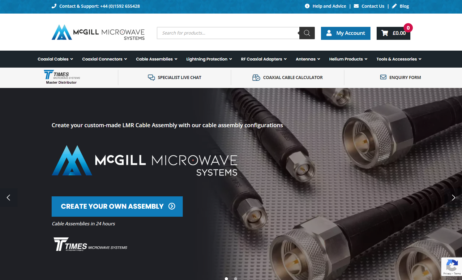 McGill Microwave Systems Ltd Website