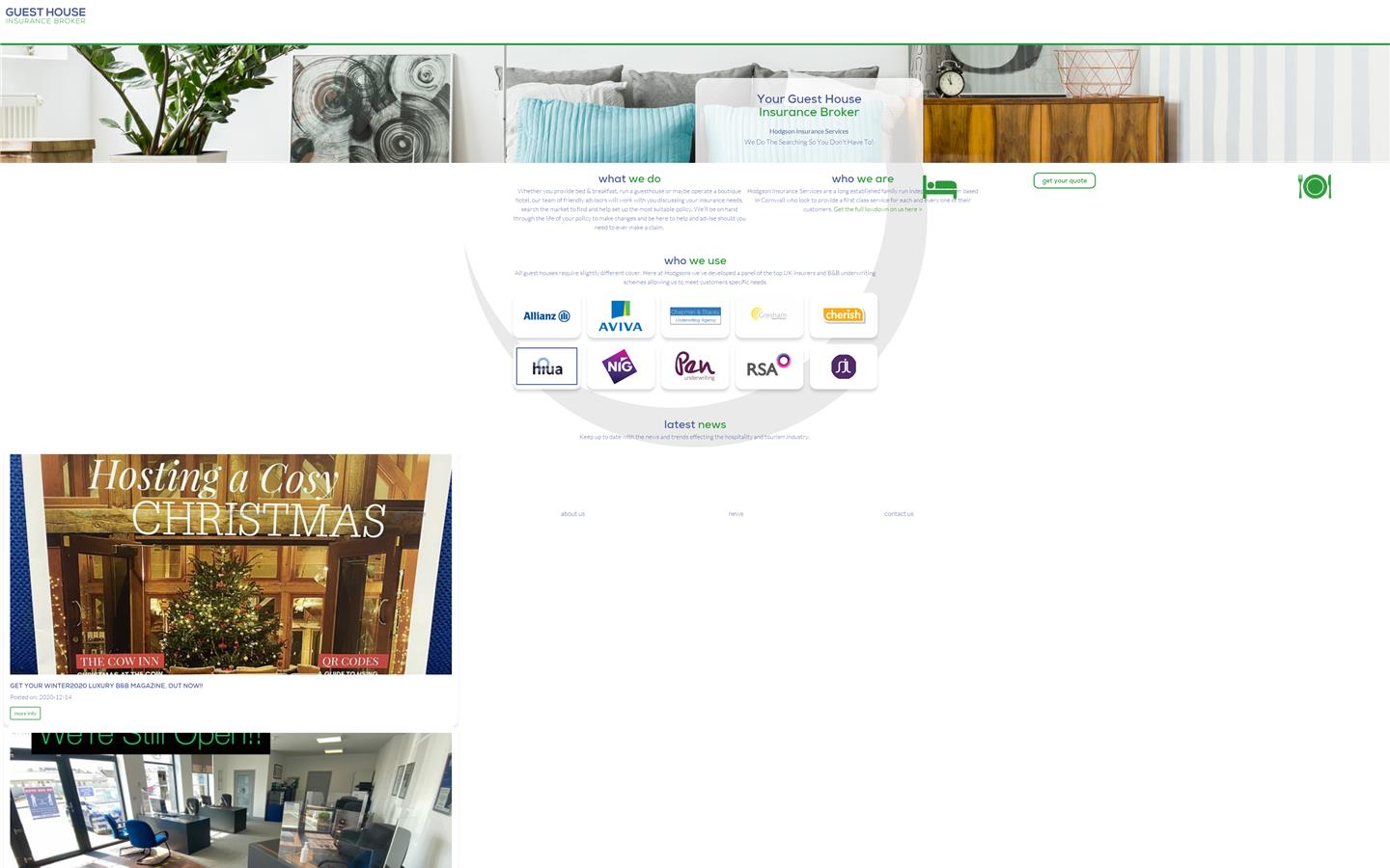 Guest House Insurance Website