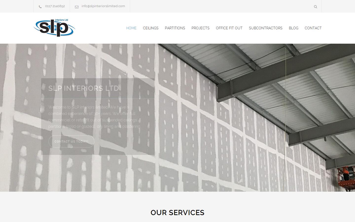 SLP Interiors Ltd Website