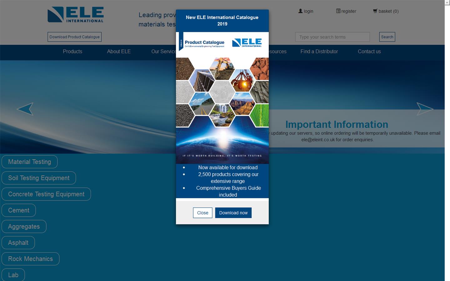 ELE International Website