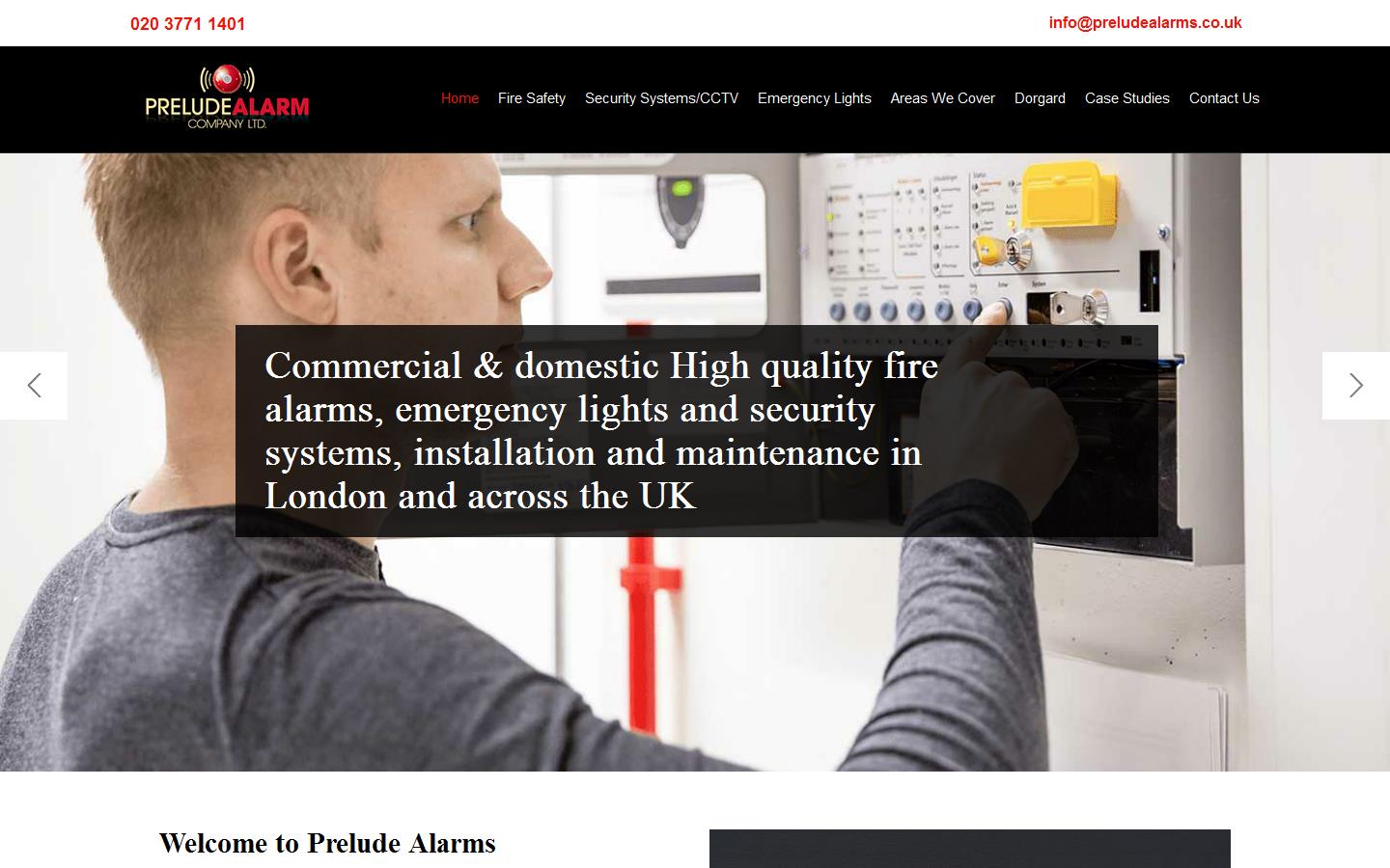 Prelude Alarm Company Ltd Website
