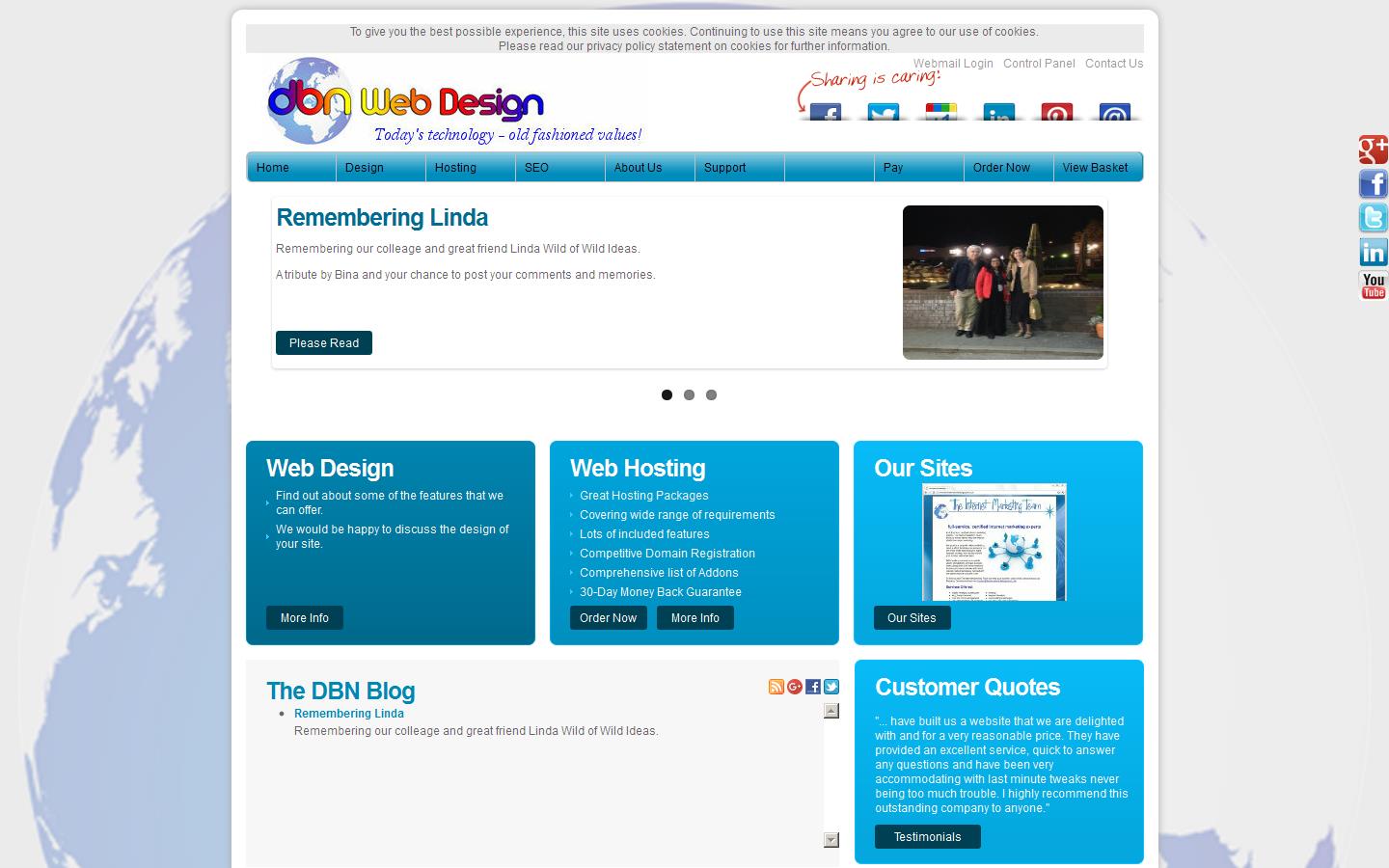 DBN Web Design Ltd Website