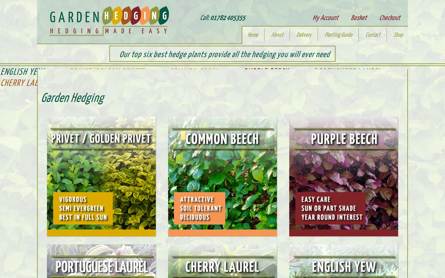 Garden Hedging Online Website