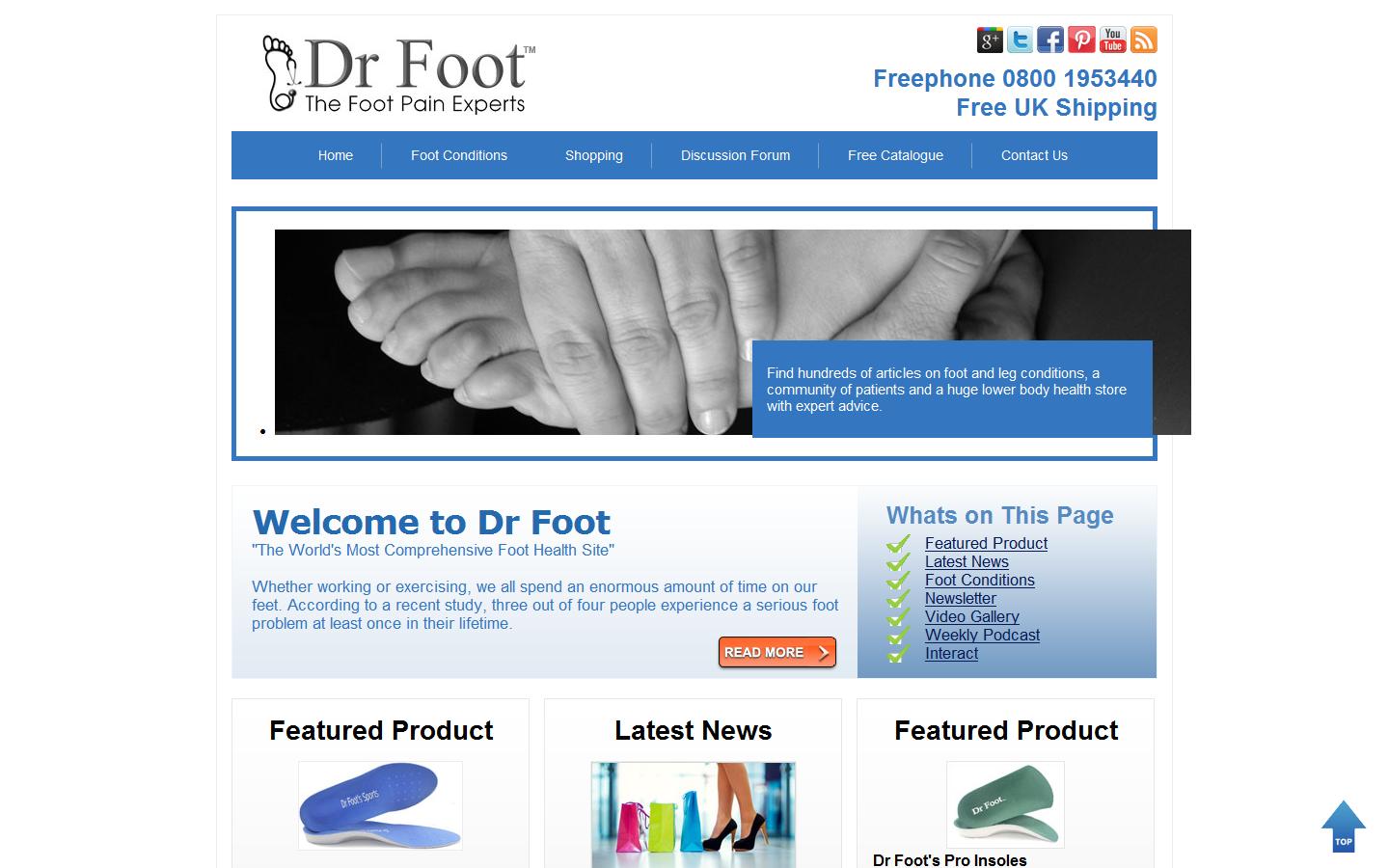 Dr Foot Website