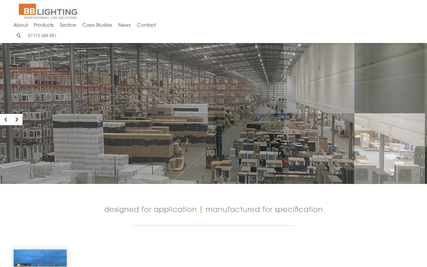 BB Lighting Ltd Website