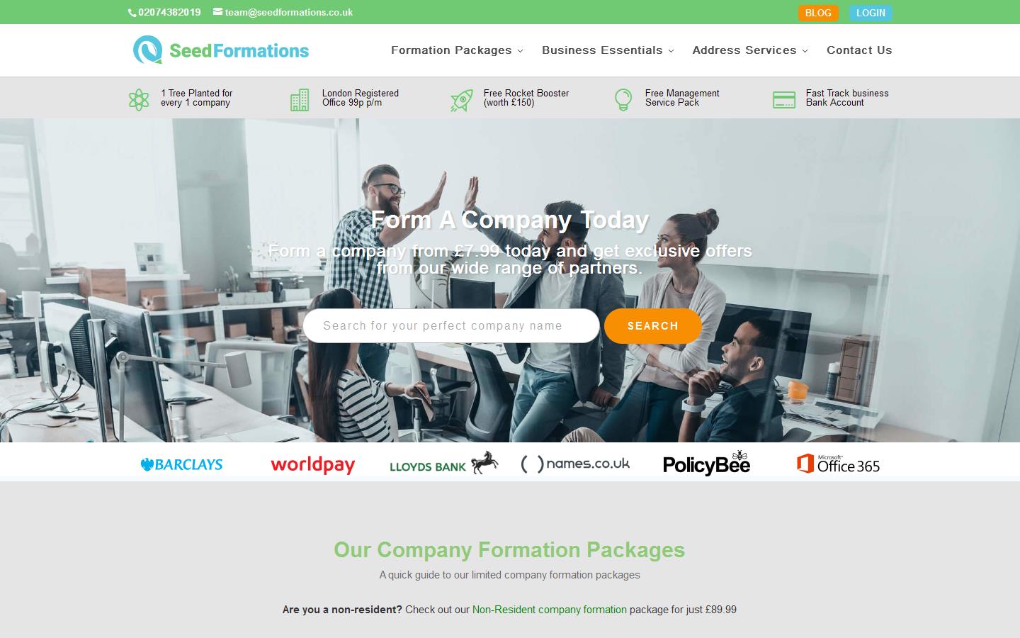 Seed Formations Website