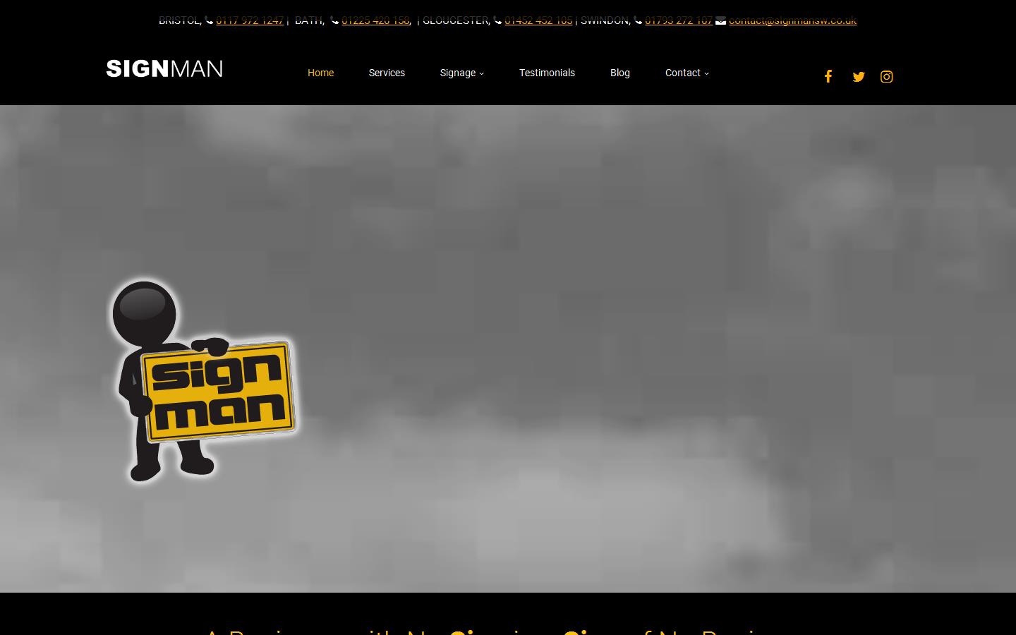 Signman Ltd Website