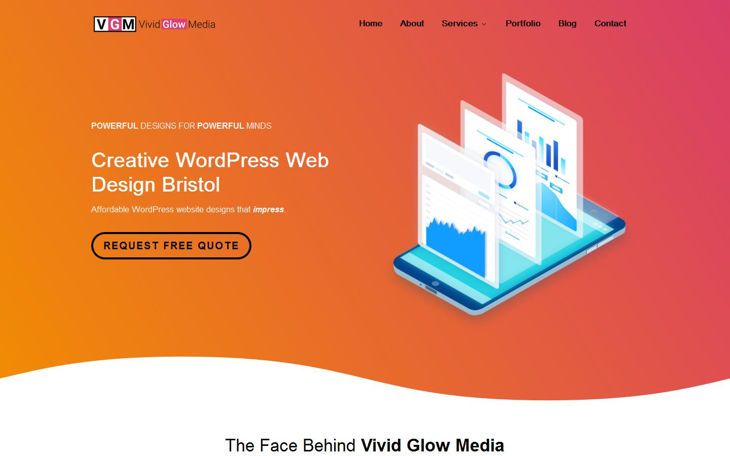 Vivid Glow Media Website