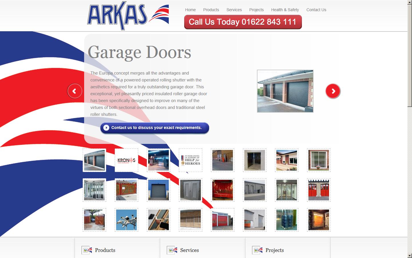 Arkas Ltd Website