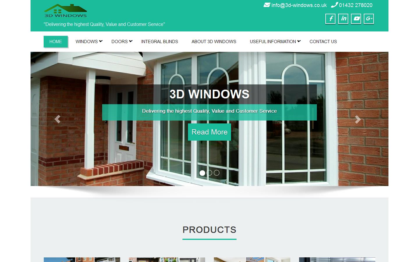 3D Windows Website