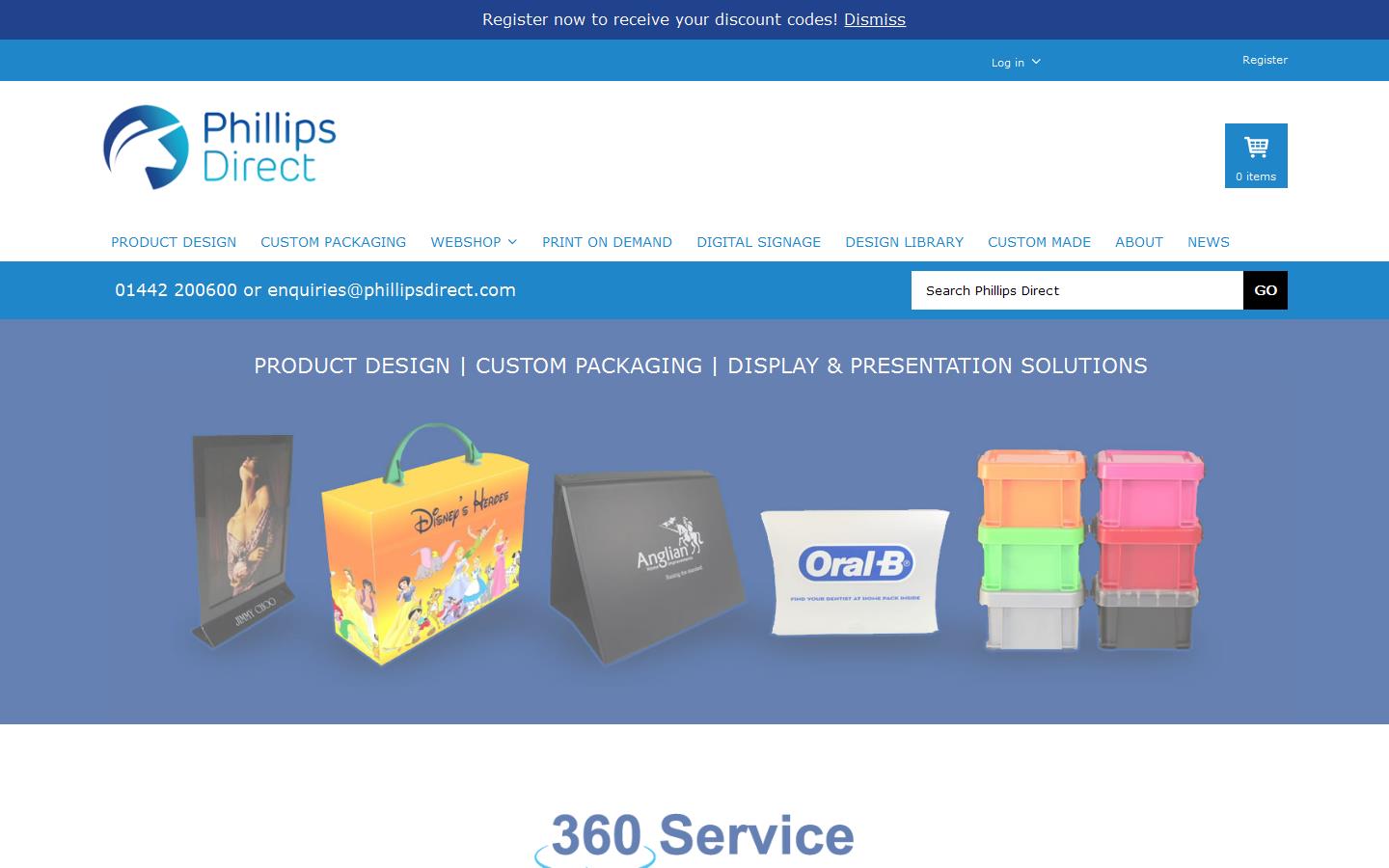 Phillips Direct Ltd Website