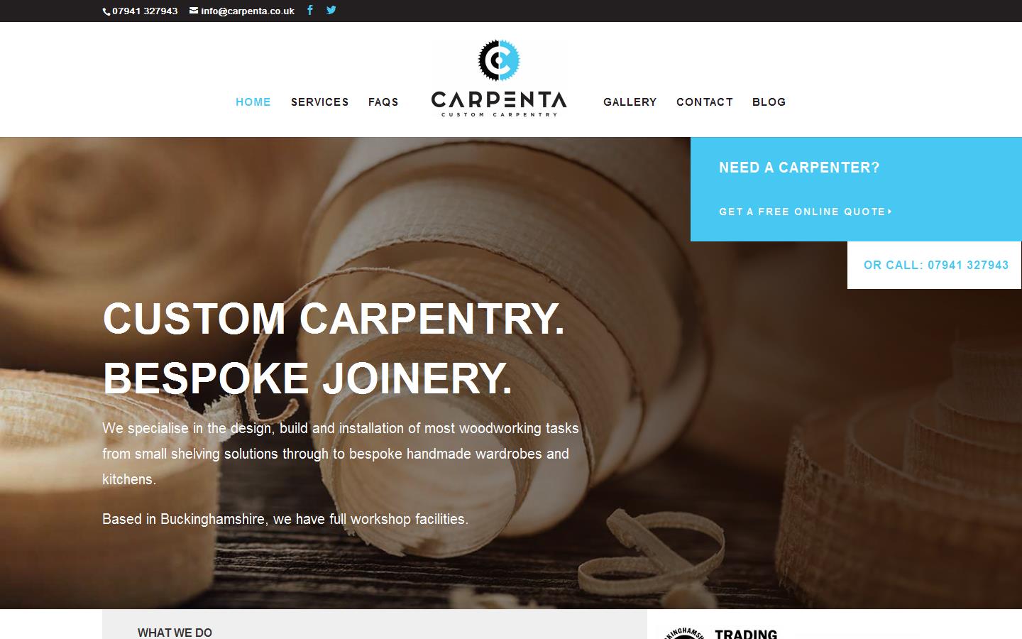 Carpenta Website