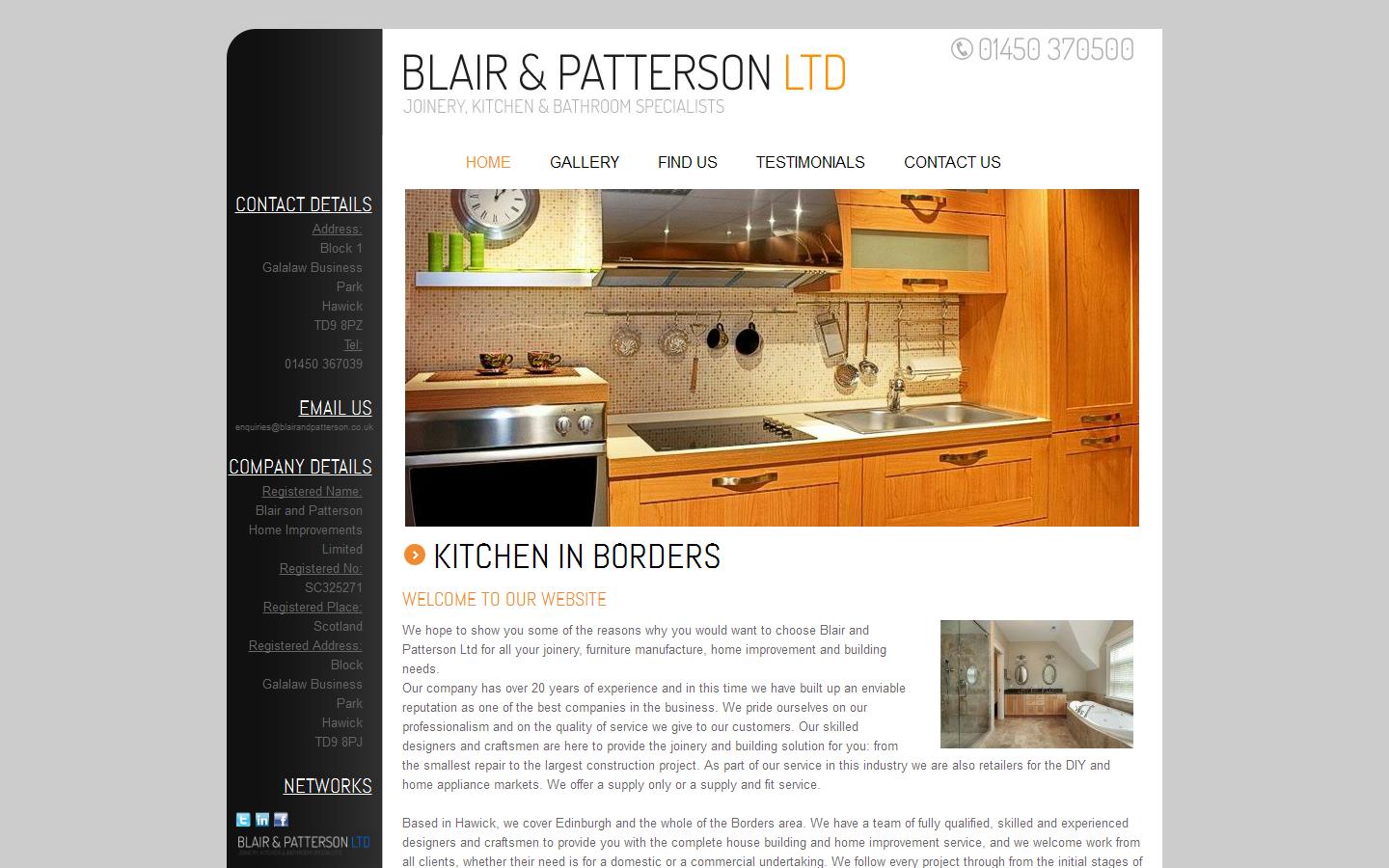 Blair & Patterson Ltd Website