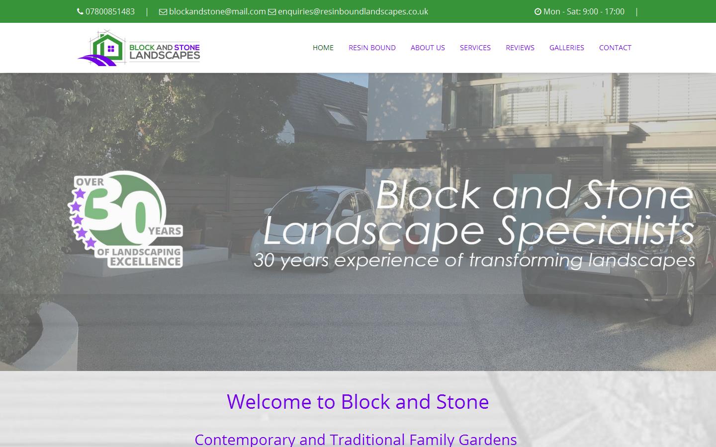 Block & Stone Website