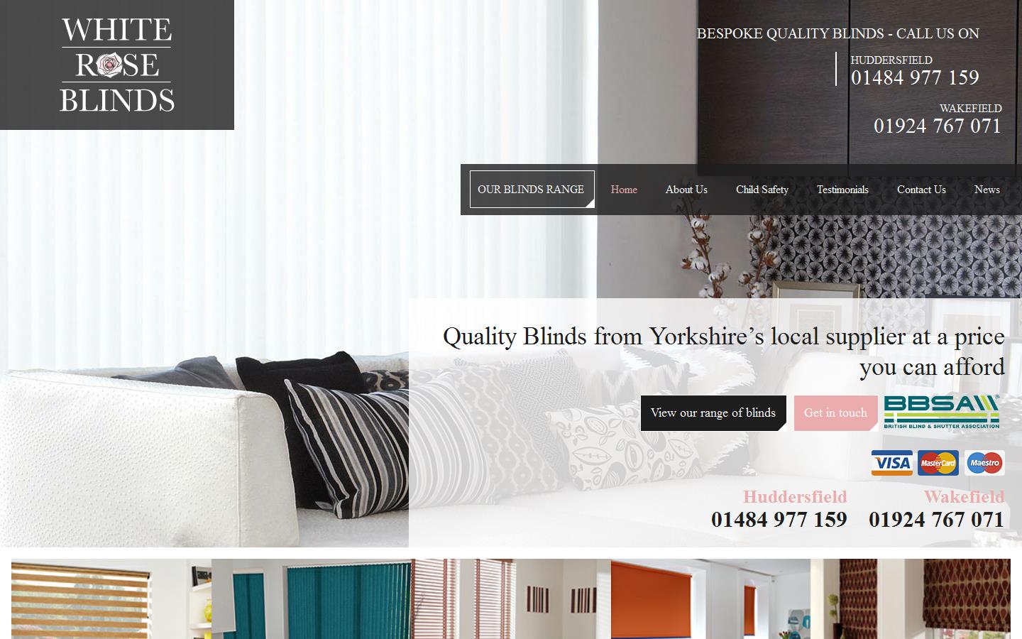 White Rose Blinds Website