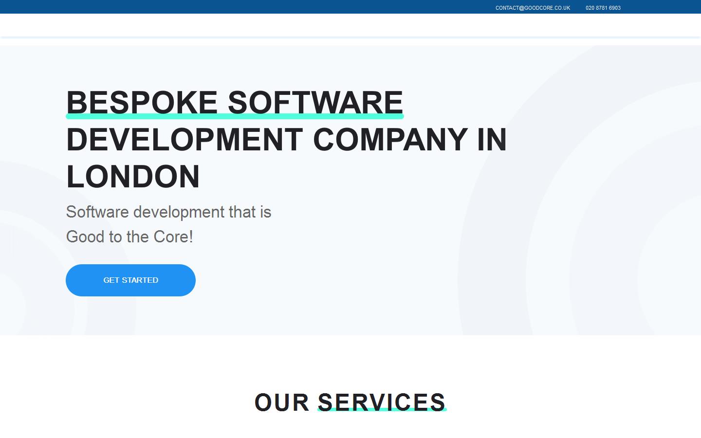 Goodcore Software Website