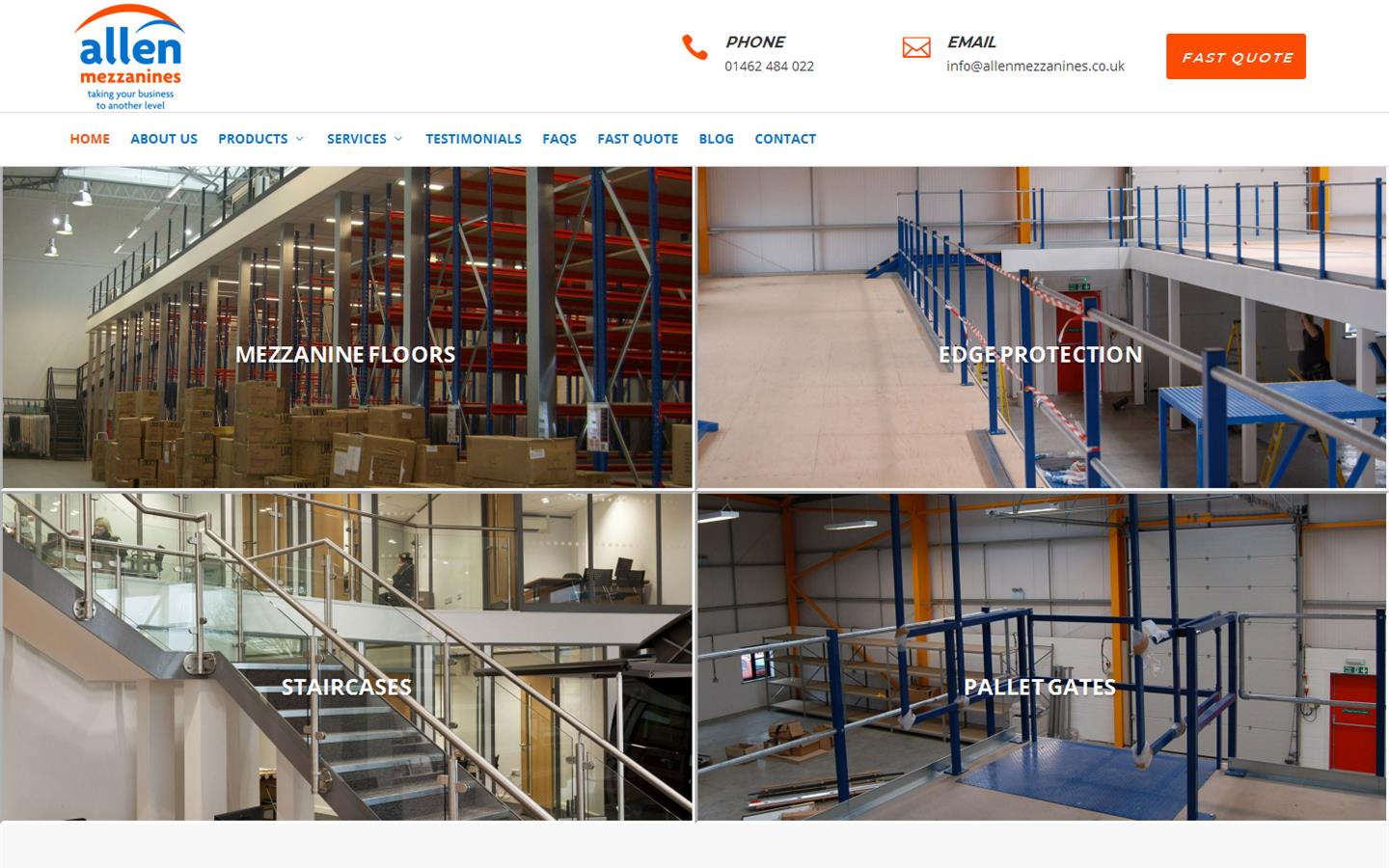 Allen Mezzanines Website