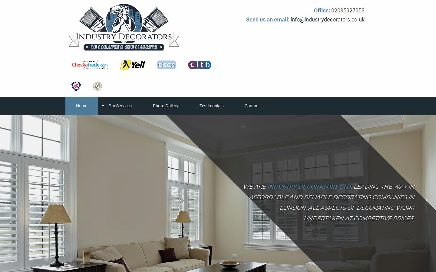Industry Decorators Website