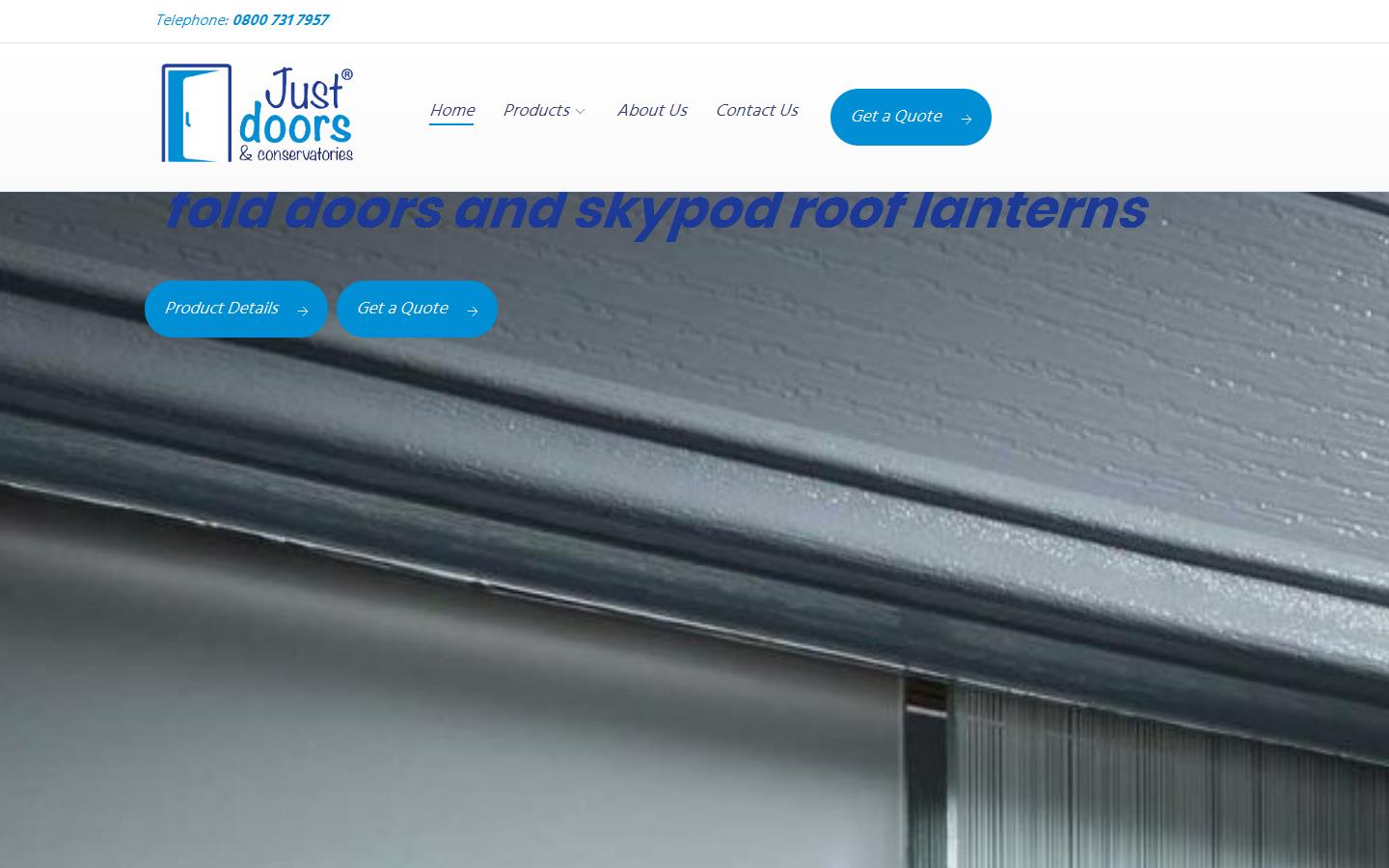 Just Doors & Conservatories Website