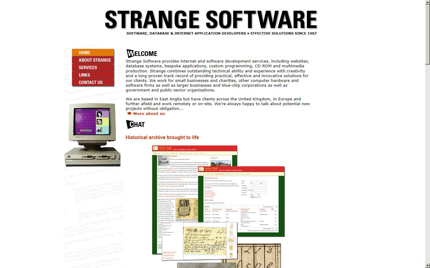 Strange Software Ltd Website