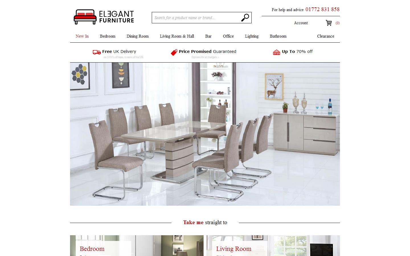 Elegant Furniture UK Website