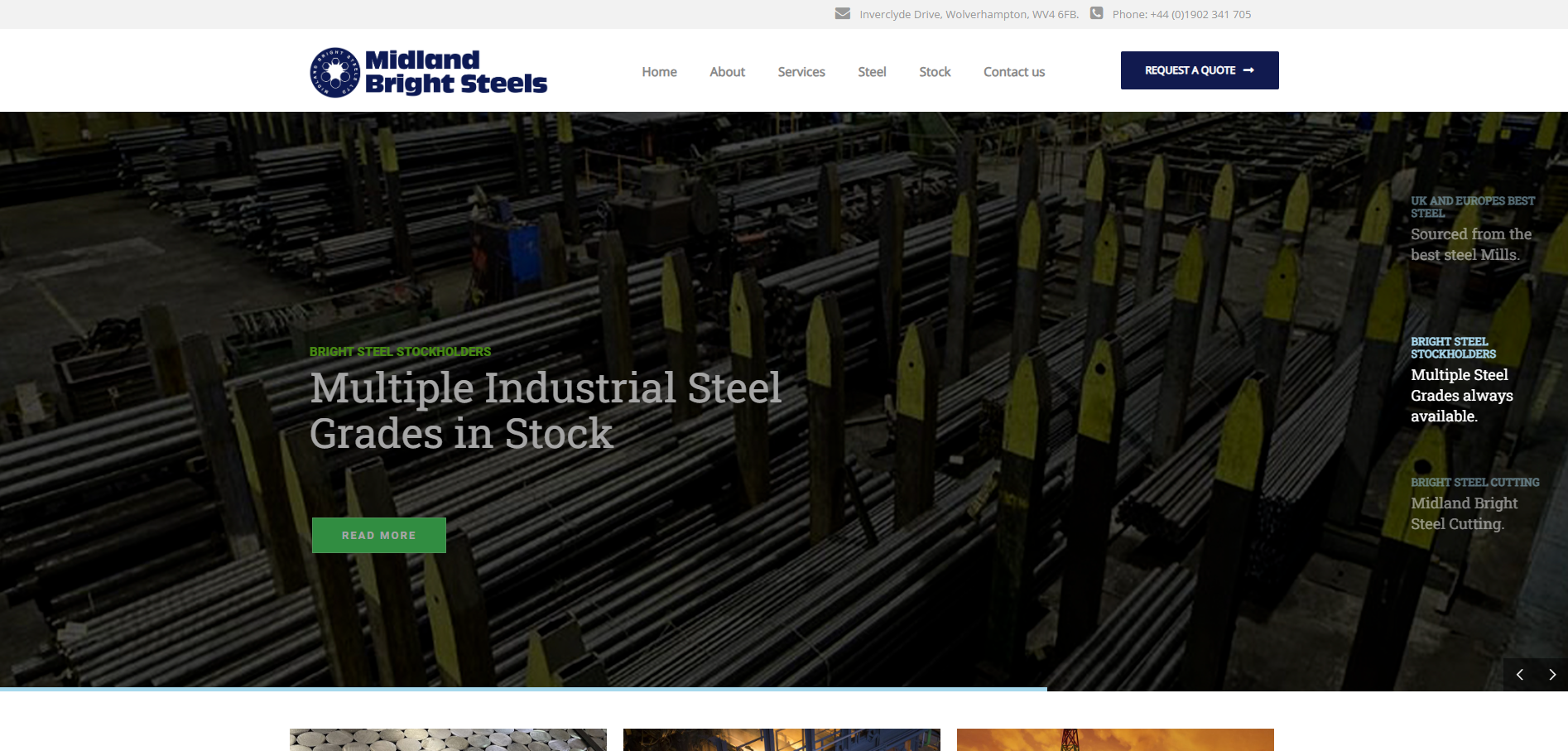 Midland Bright Steels Website