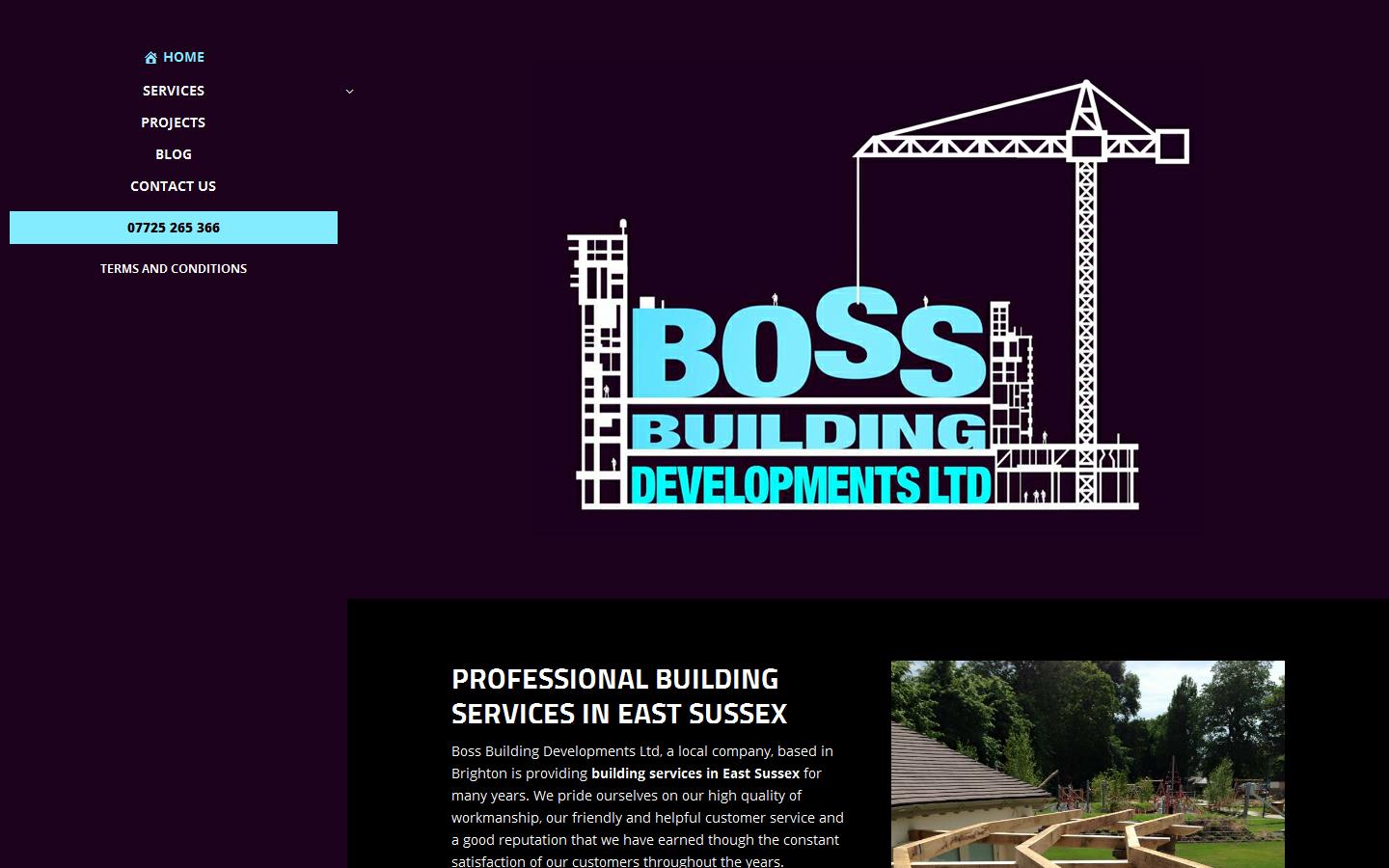 Boss Building Developments Ltd Website