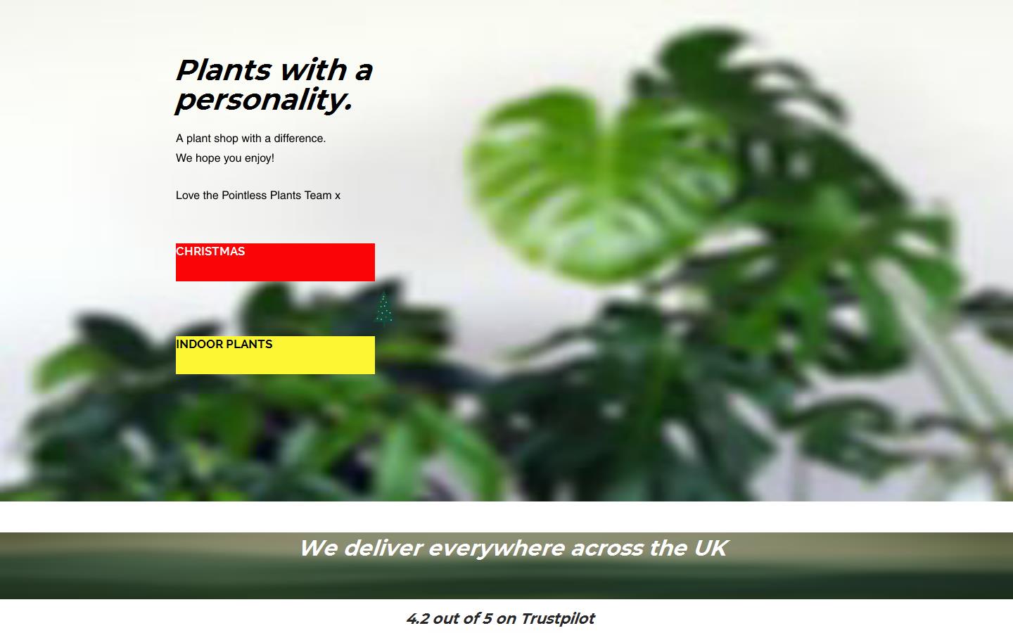 Pointless Plants Ltd Website