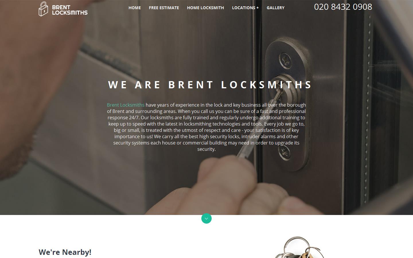 Brent Locksmiths Website
