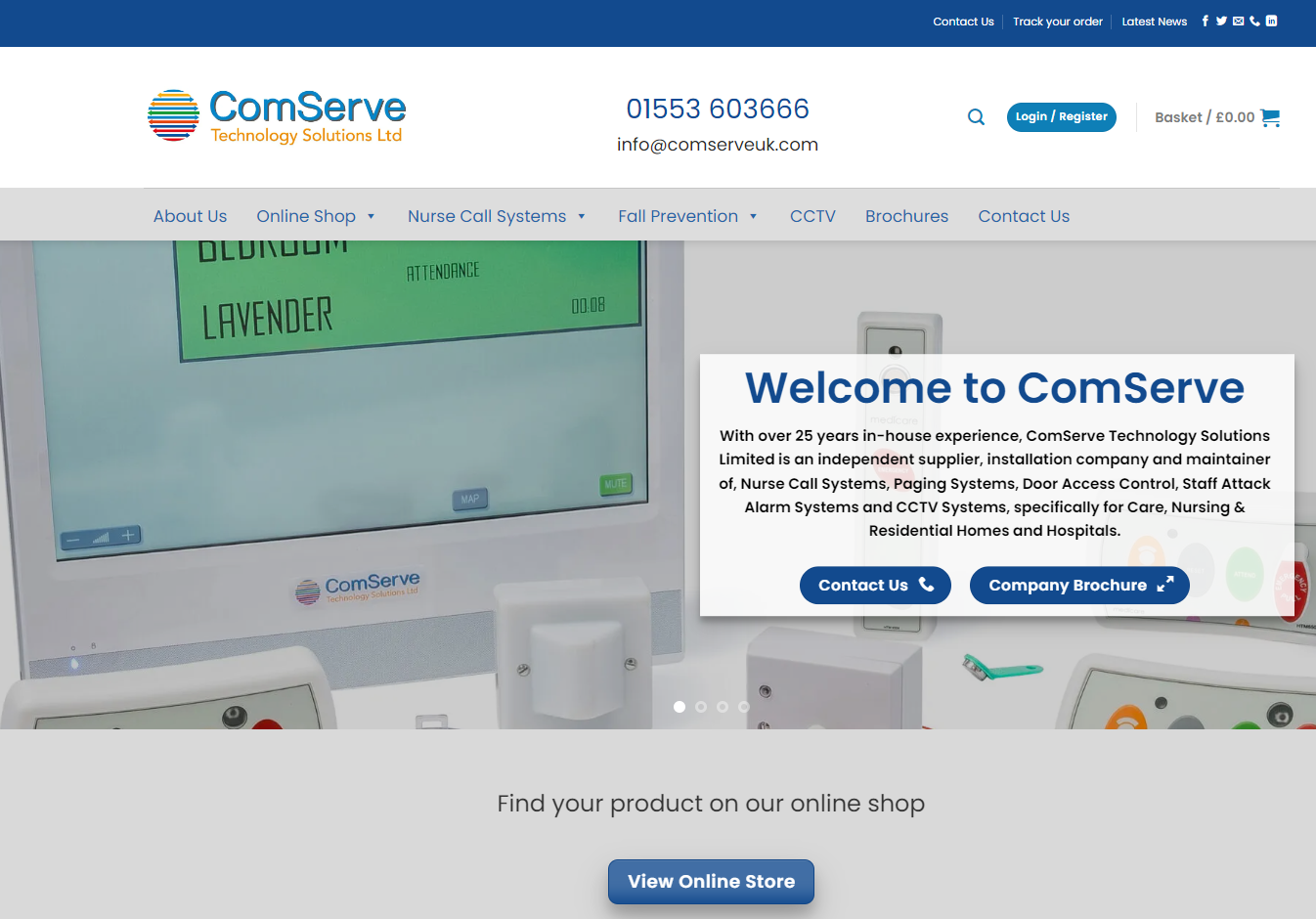 ComServe Technology Solutions Ltd Website