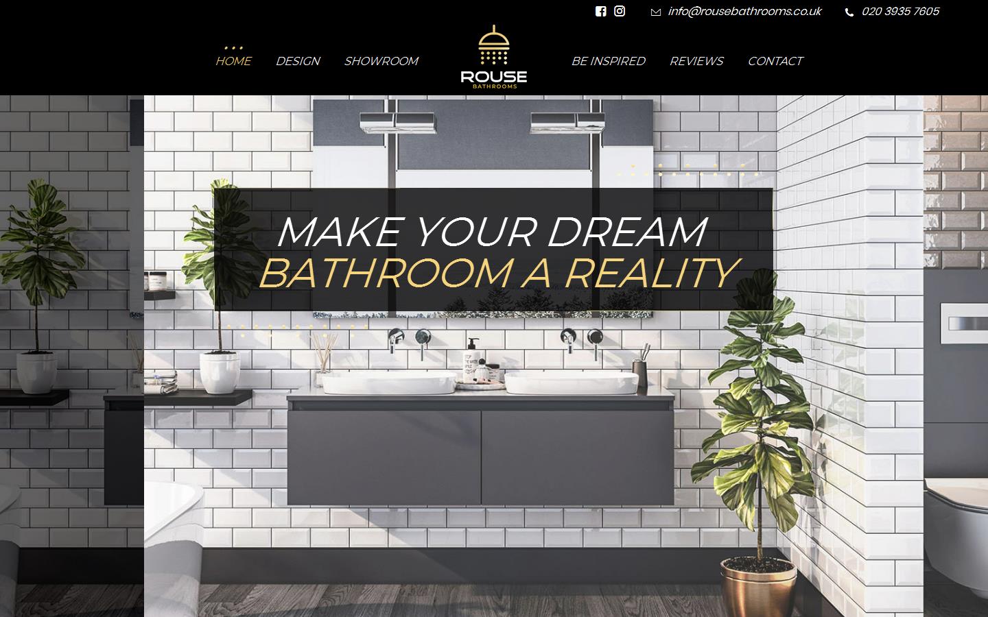 Rouse Bathrooms Website