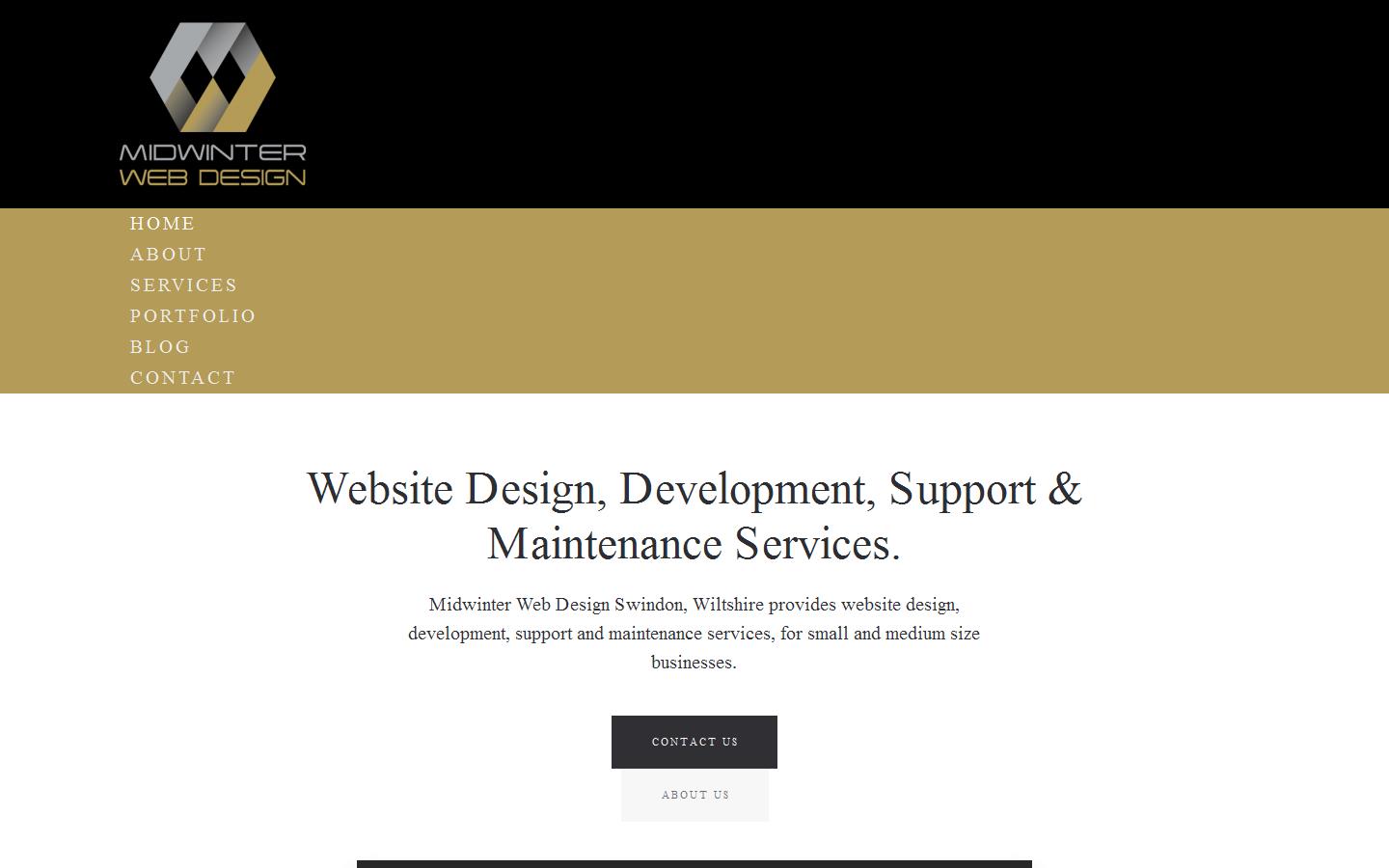 Midwinter Web Design Website
