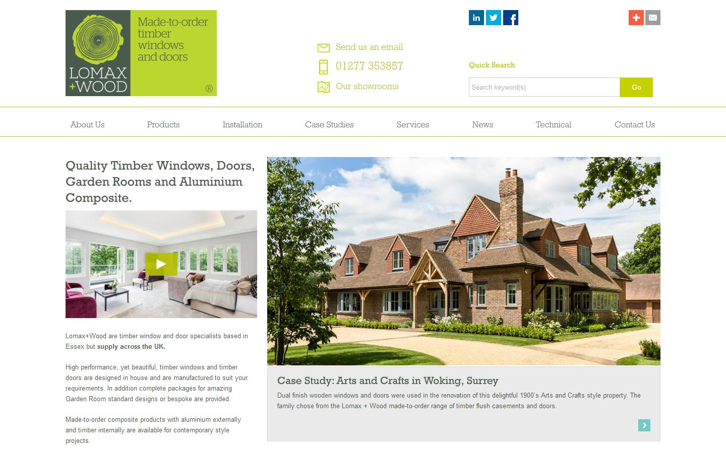 Lomax & Wood Website