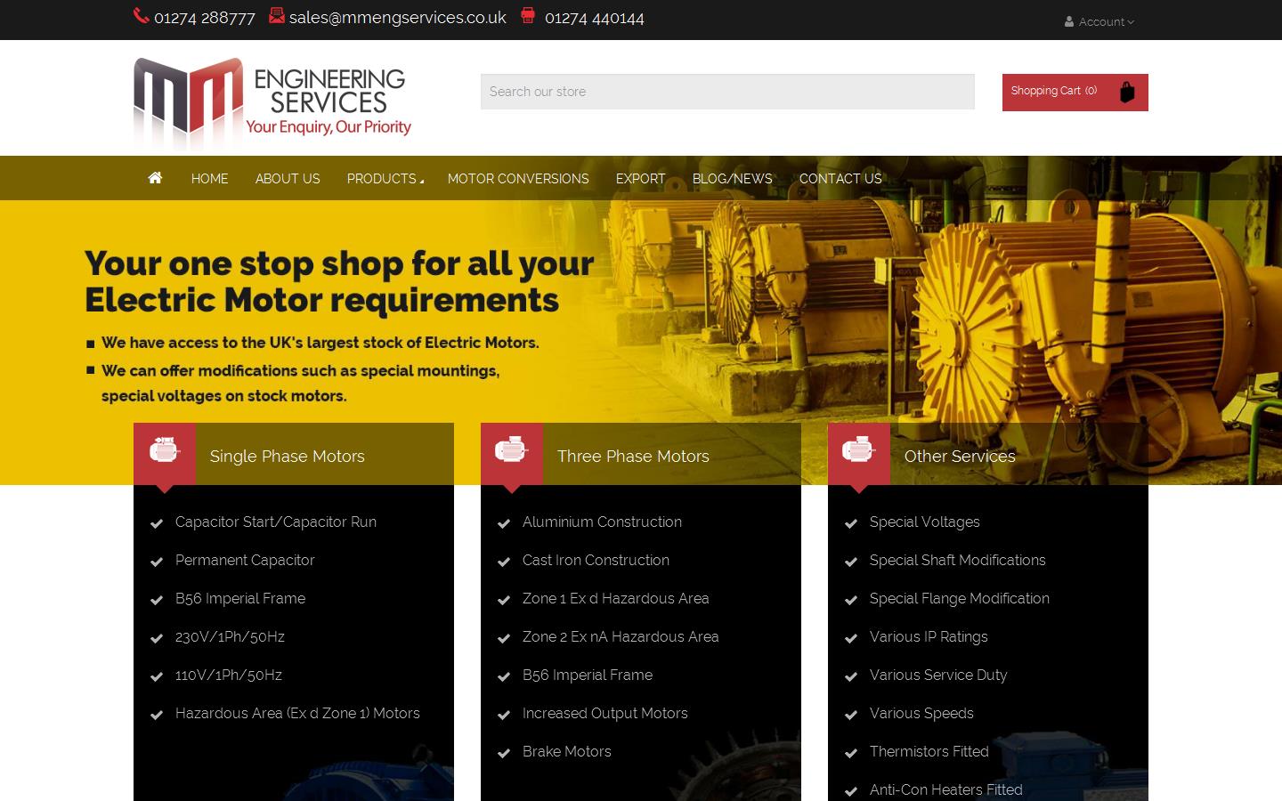 MM Engineering Services Ltd Website