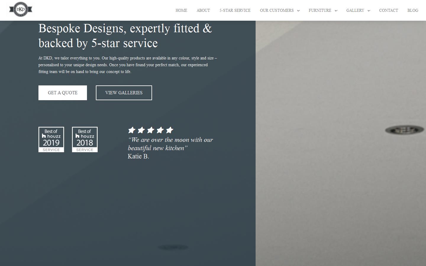 Designer Kitchen Direct Website