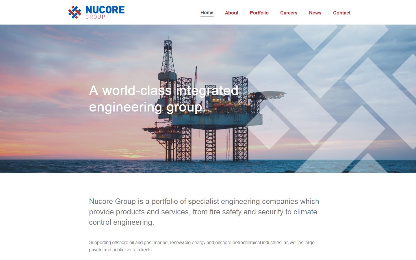 Nucore Group Website
