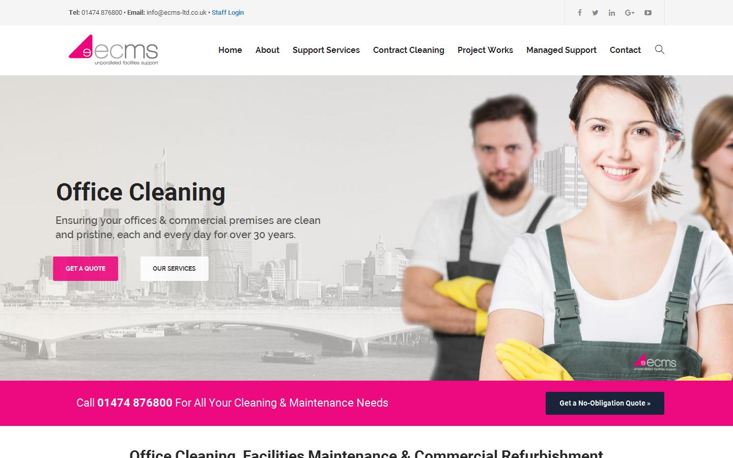 ECMS Ltd Website