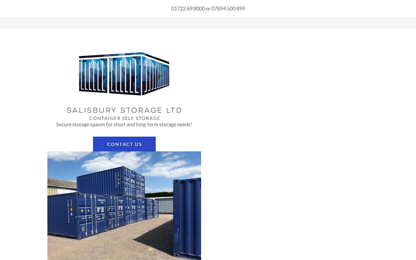 Salisbury Storage Ltd Website