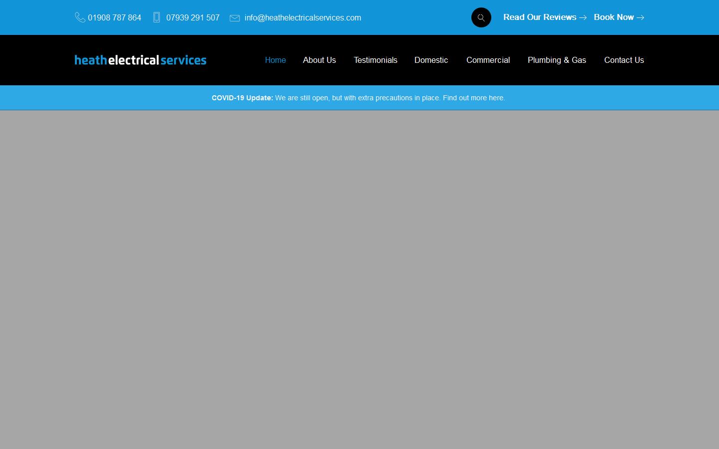 Heath Electrical Services Website