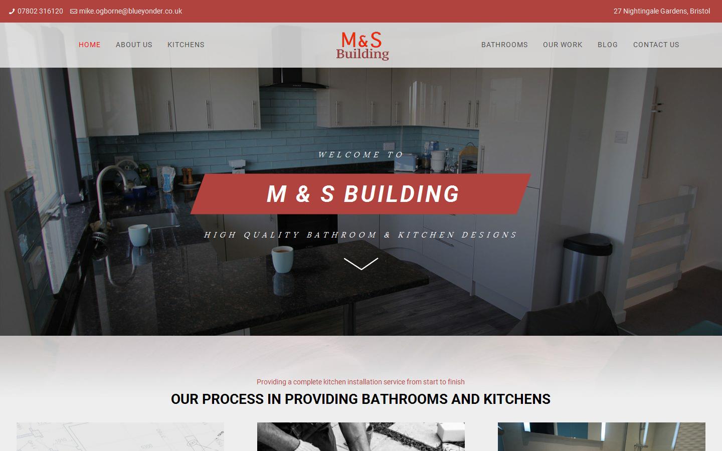 M&S Building Website