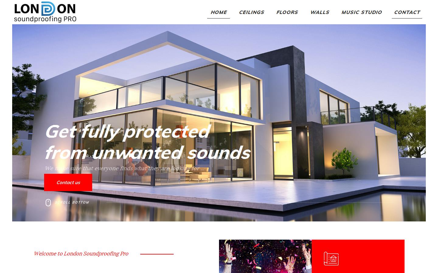 London Soundproofing Pro  Website